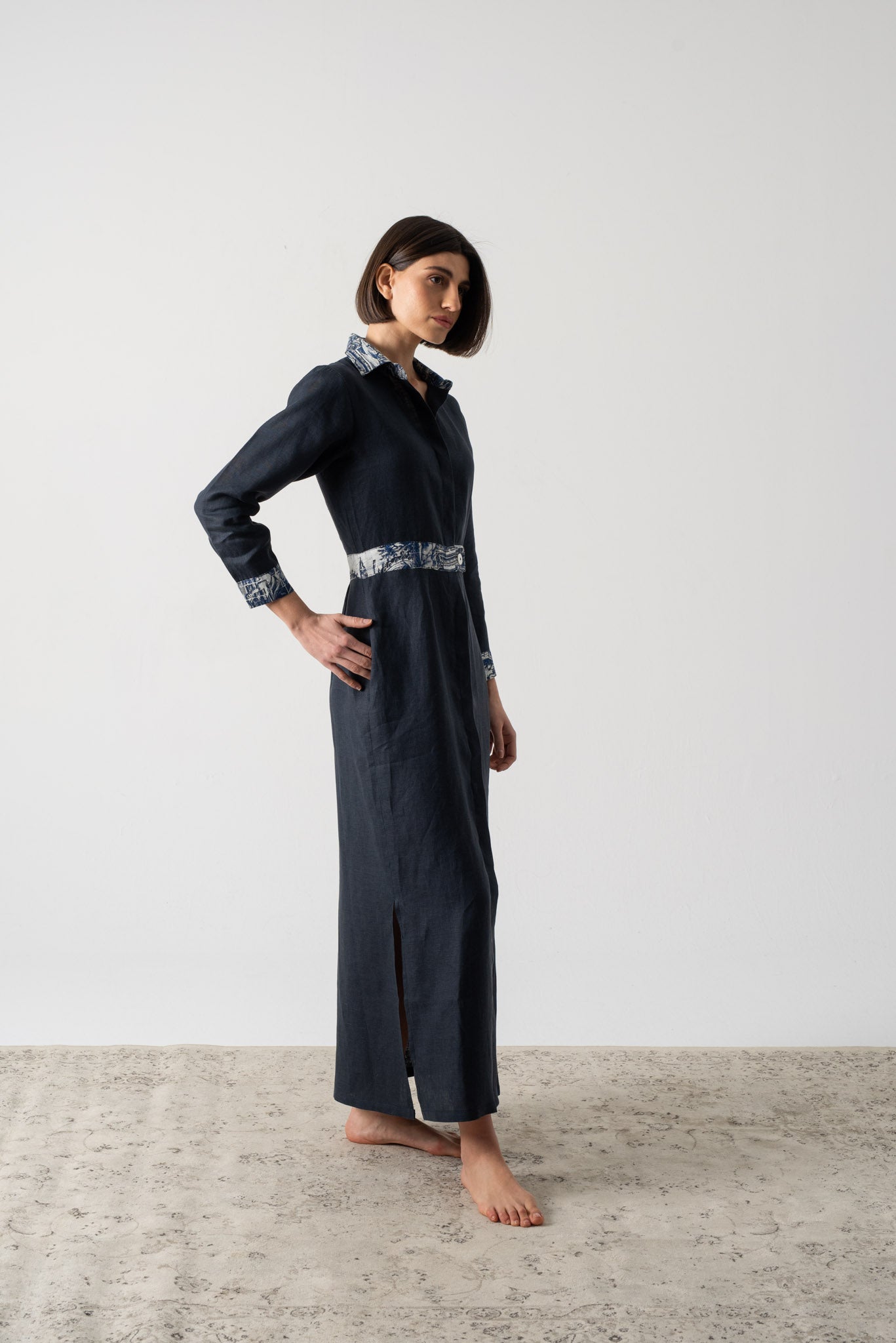 Mavi Maxi Dress Navy Luxmii