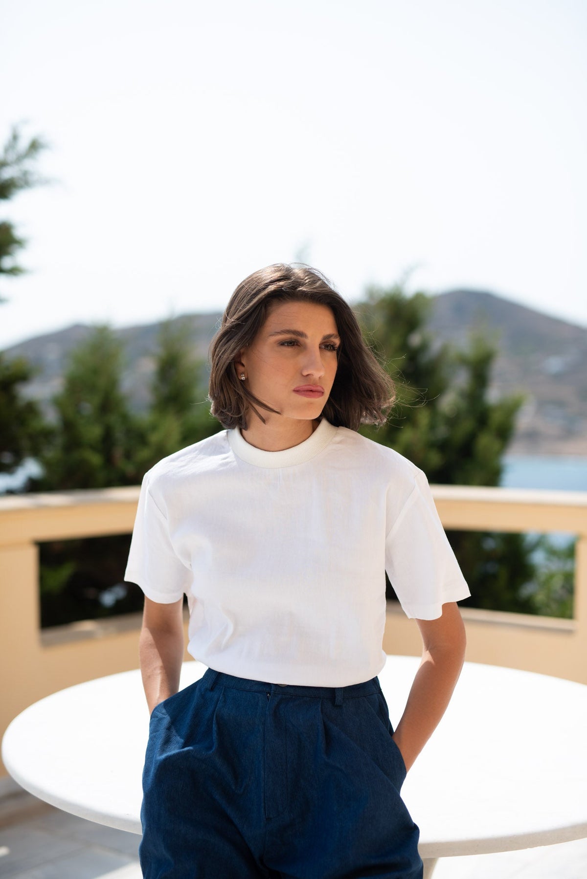 Prima T-Shirt White Luxmii
