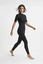 Ribbed Entonnoir Top in Black Luxmii