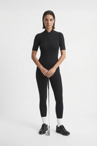 Ribbed Entonnoir Top in Black Luxmii