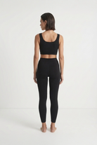 Ribbed Knit Mouvement Crop Top Luxmii
