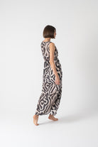 Serpente Wrap Dress Savannah Print Luxmii
