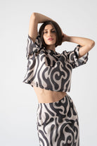 Tee in Savannah print Luxmii