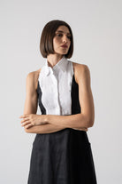 Tuxedo Dress Black Luxmii