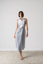 Tuxedo Dress French Stripe Luxmii