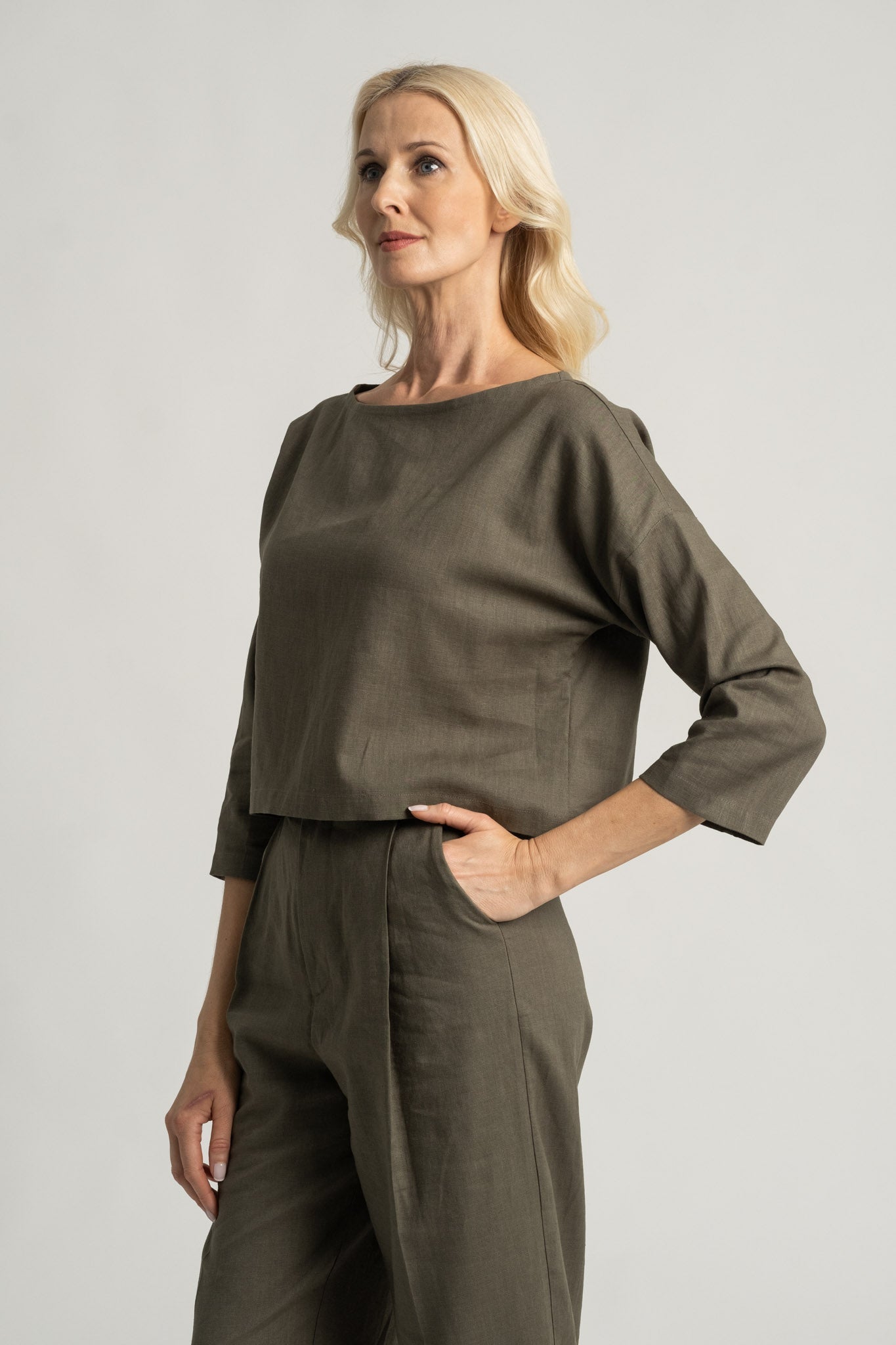 Xanthe Top Khaki Luxmii