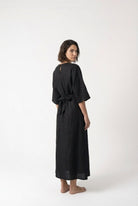 Zahira Knot Dress Black Luxmii
