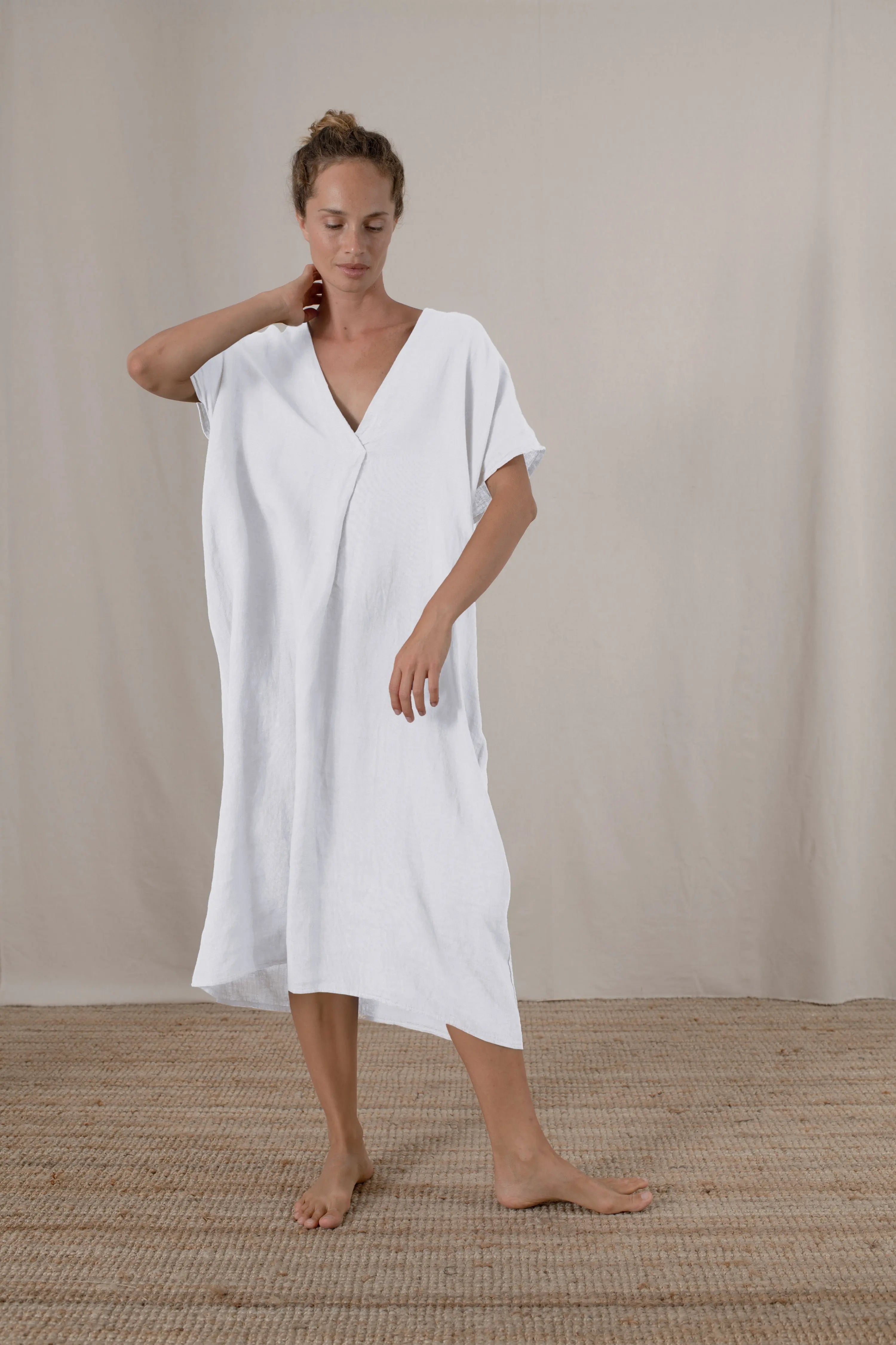 Linen caftan outlet